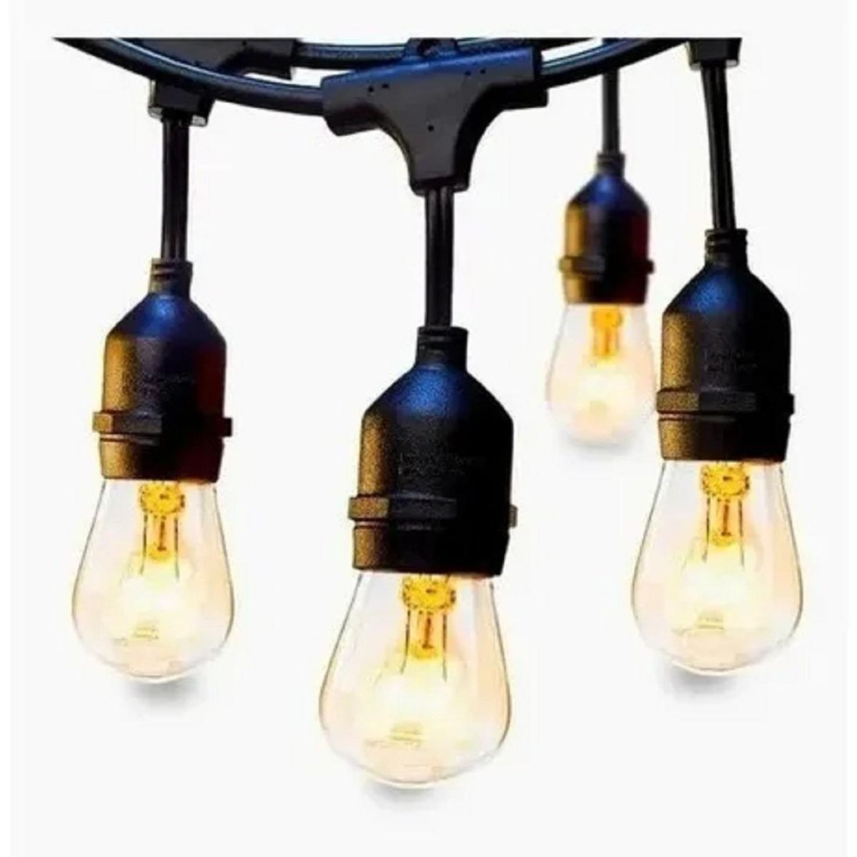 GENERICO - Guirnalda de Luces Exterior 10m con 10 Soquetes E27