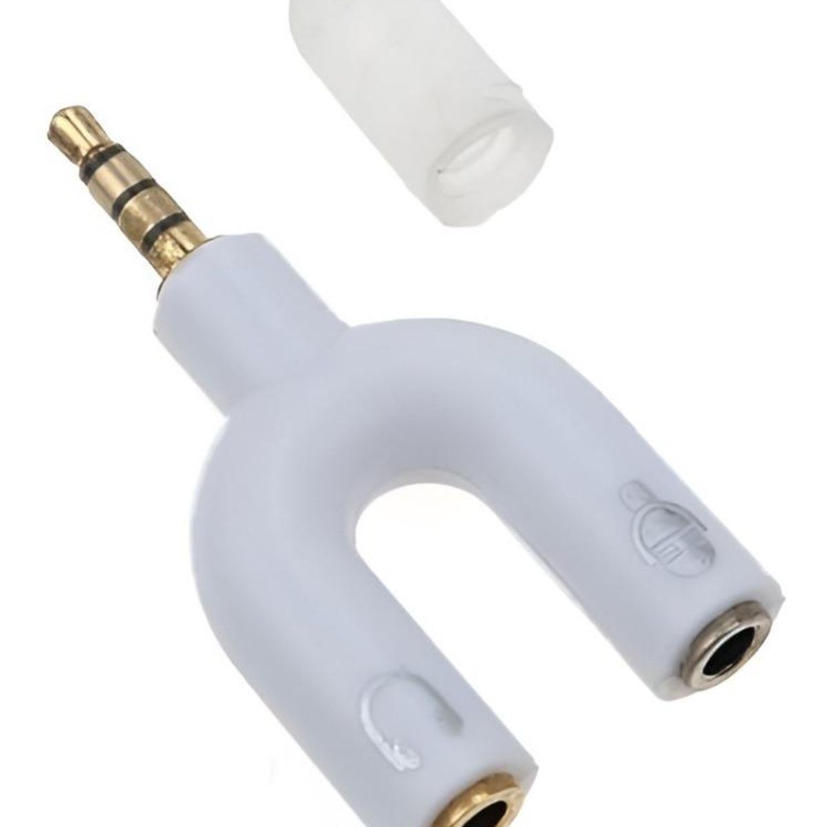 GENERICO - Adaptador Splitter 35mm para Audio y Micrófono Dual