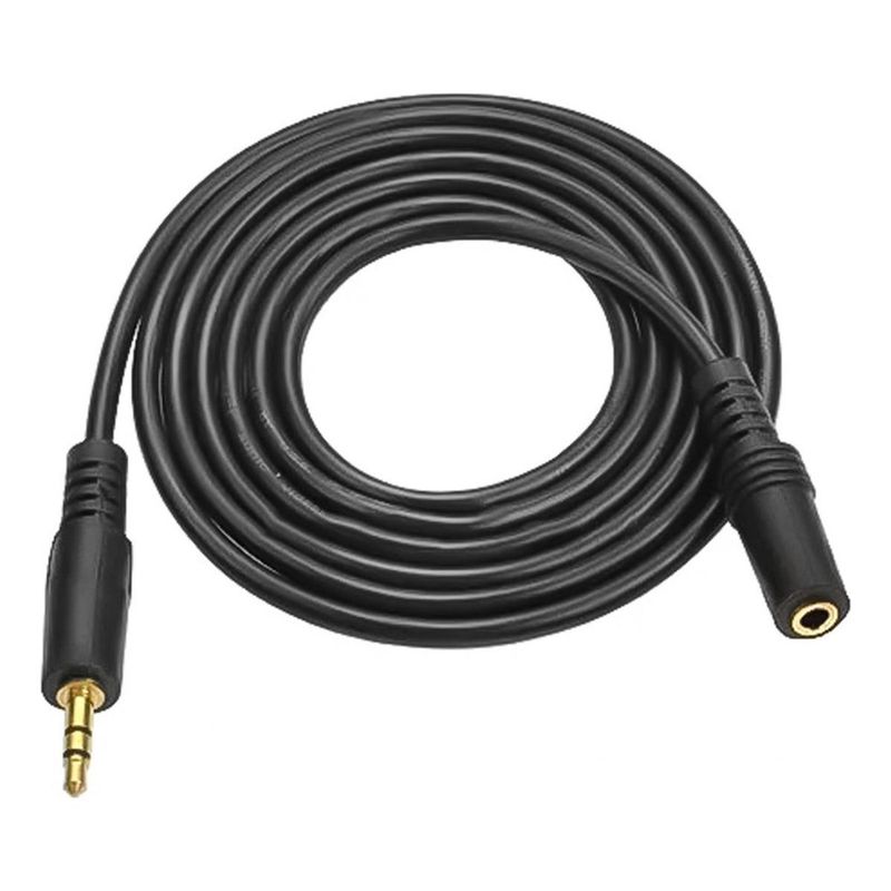 GENERICO - Cable de Audio Auxiliar Alargador Jack 35mm - 3 Metros