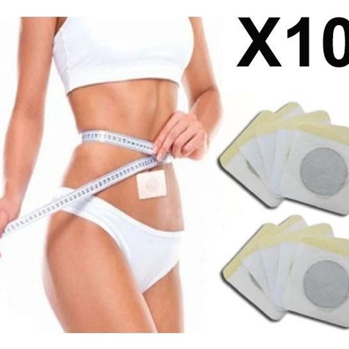 GENERICO - 10 Parches Quema Grasa para Control de Peso
