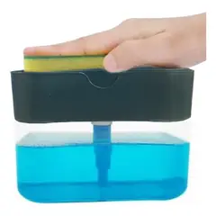 GENERICO - Dispensador de Jabón Lavaloza con Esponja Integrada