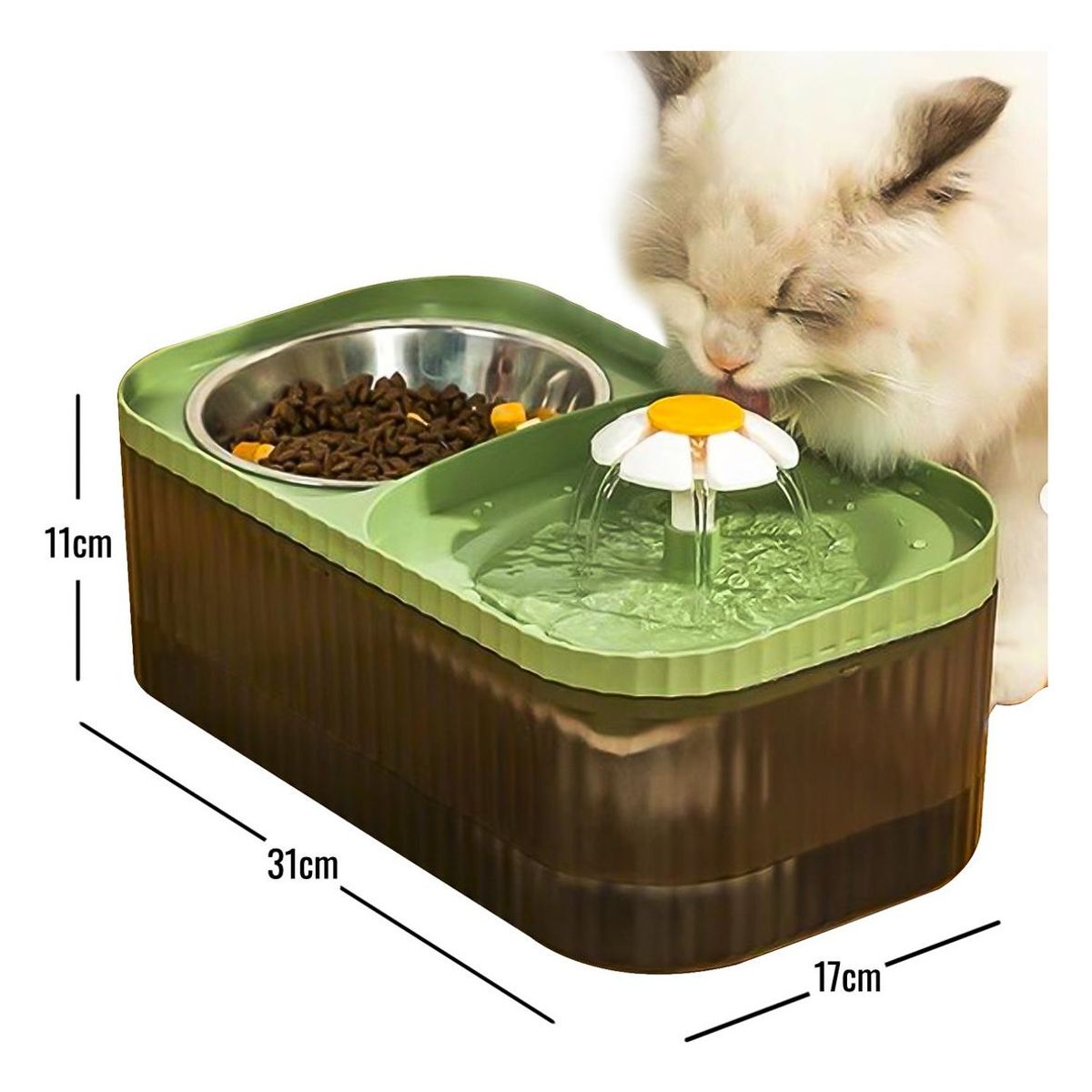 GENERICO - Dispensador Eléctrico de Agua para Gatos y Perros Pequeños