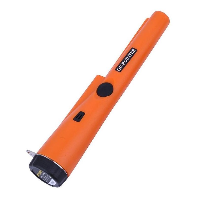 GENERICO - Detector de Metales Portátil GP360 con Puntero Alto Naranja