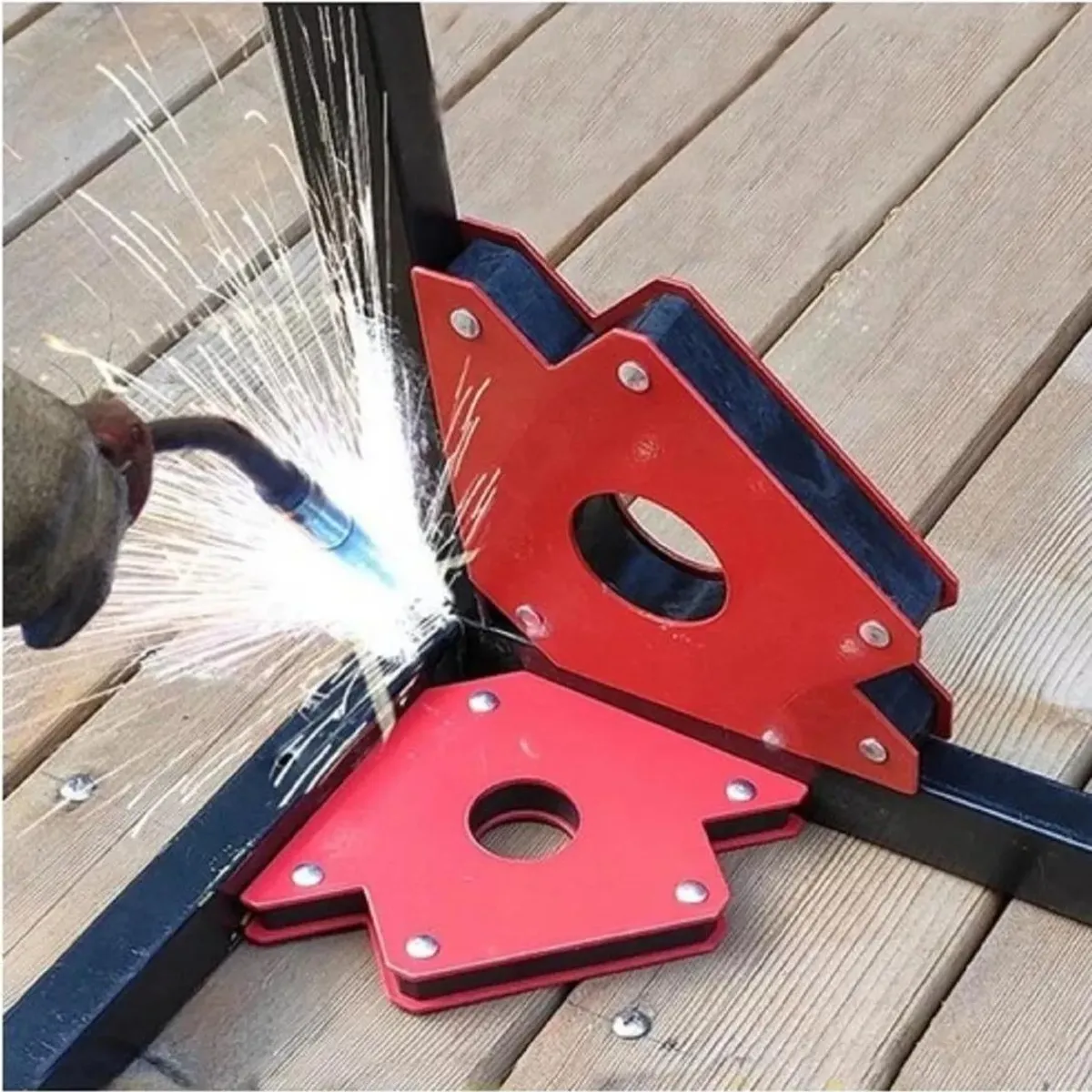 GENERICO - Escuadra Magnetica de Metal para Medidas Precisas