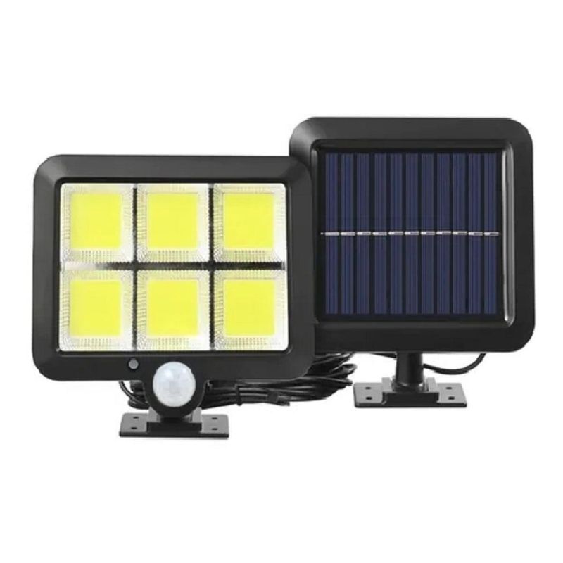 GENERICO - Foco Solar LED Exterior 100W con Sensor de Movimiento