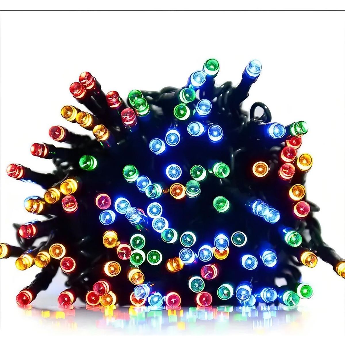 GENERICO - Guirnalda Solar LED Multicolor 20m con 200 Luces para Exteriores