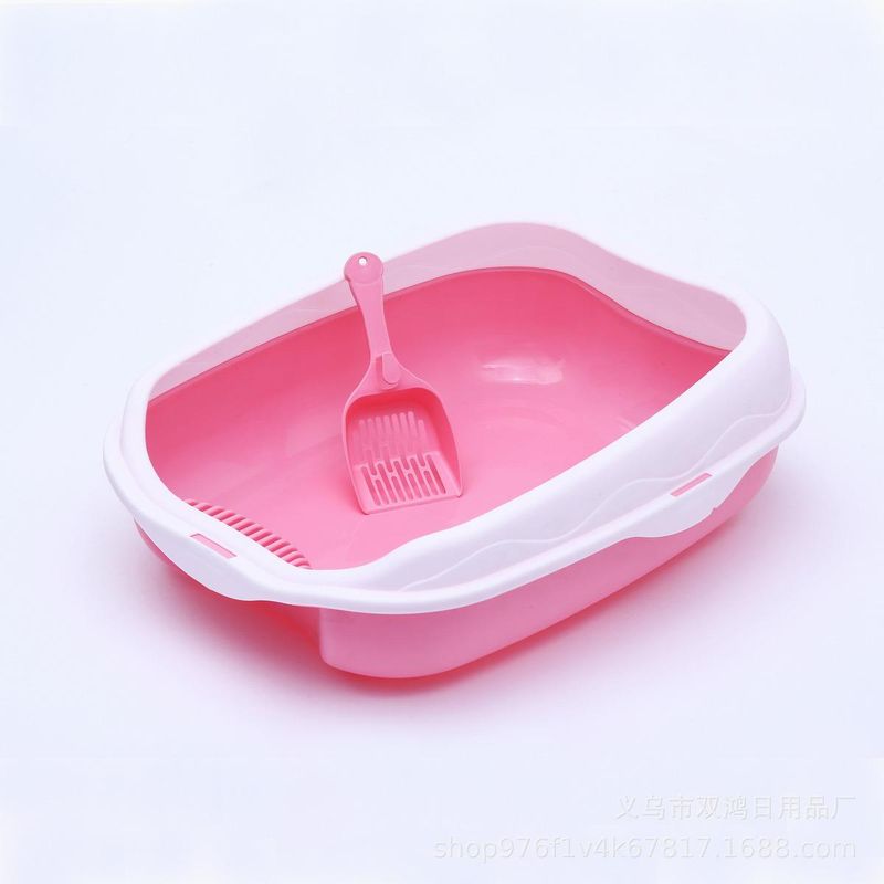 GENERICO - Caja Areneros Sanitario Grande para Gatos con Pala Incluida.