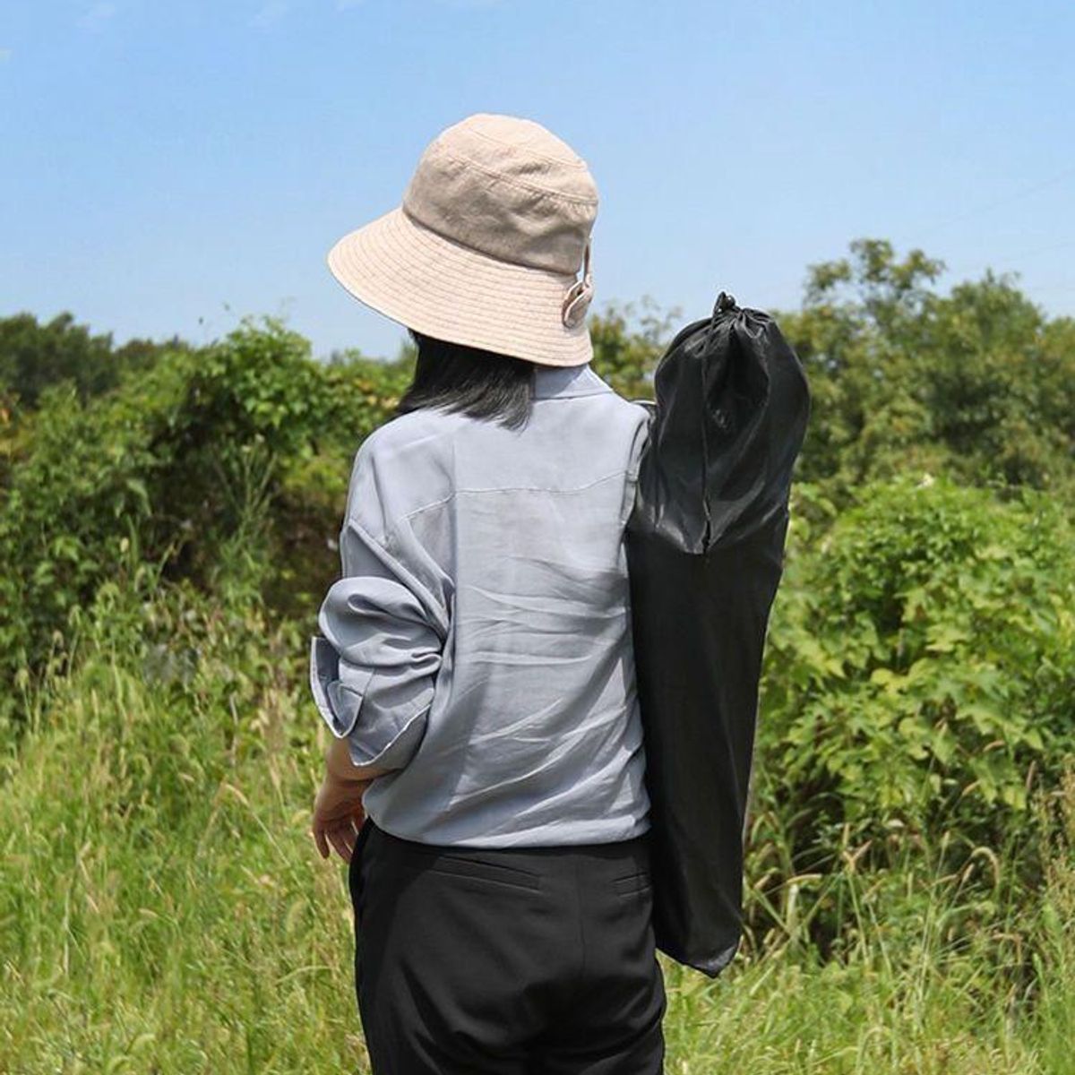 GENERICO - Silla Plegable de Exterior con Bolso de Transporte