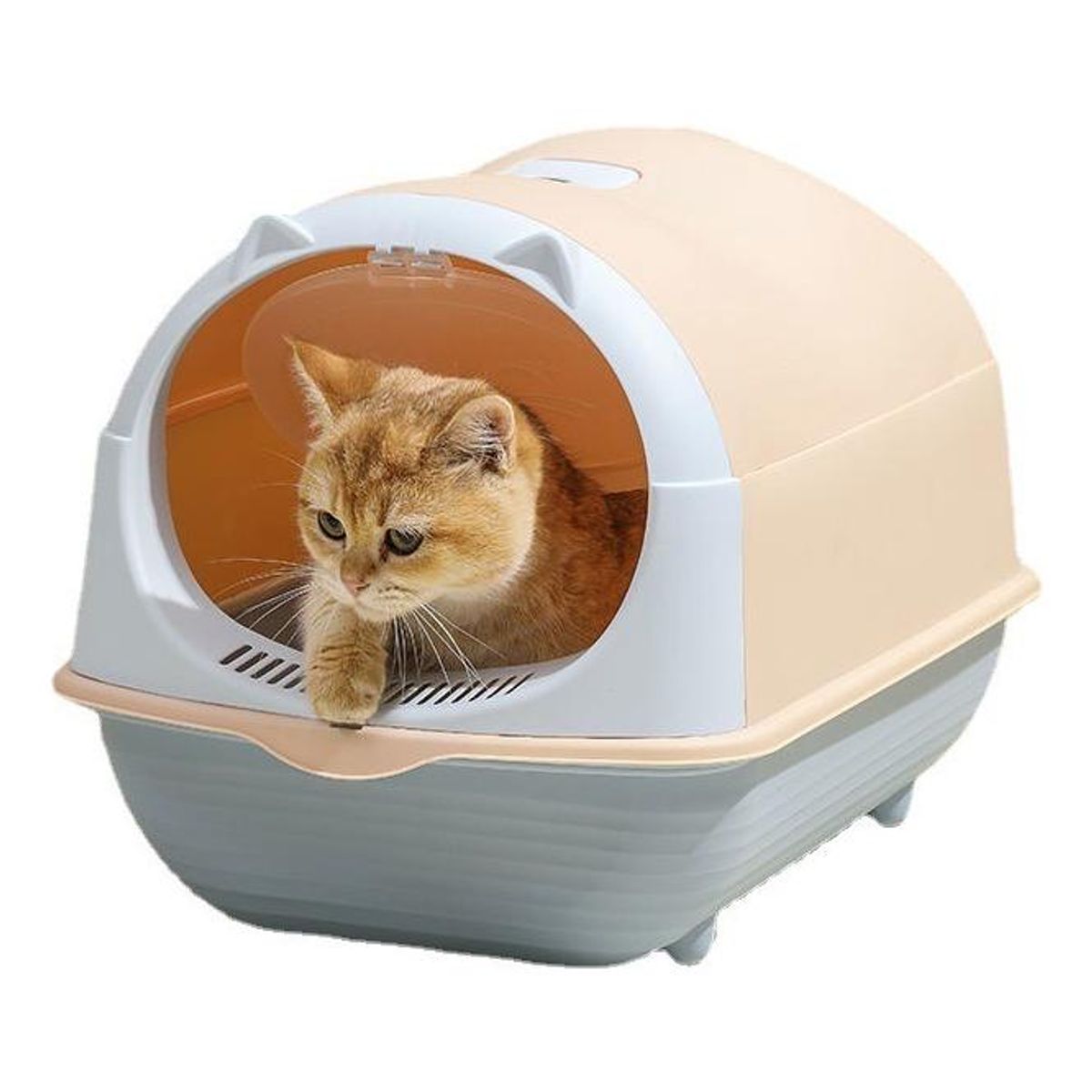 GENERICO - Caja de Arena Cerrada para Gatos A Prueba de Olores