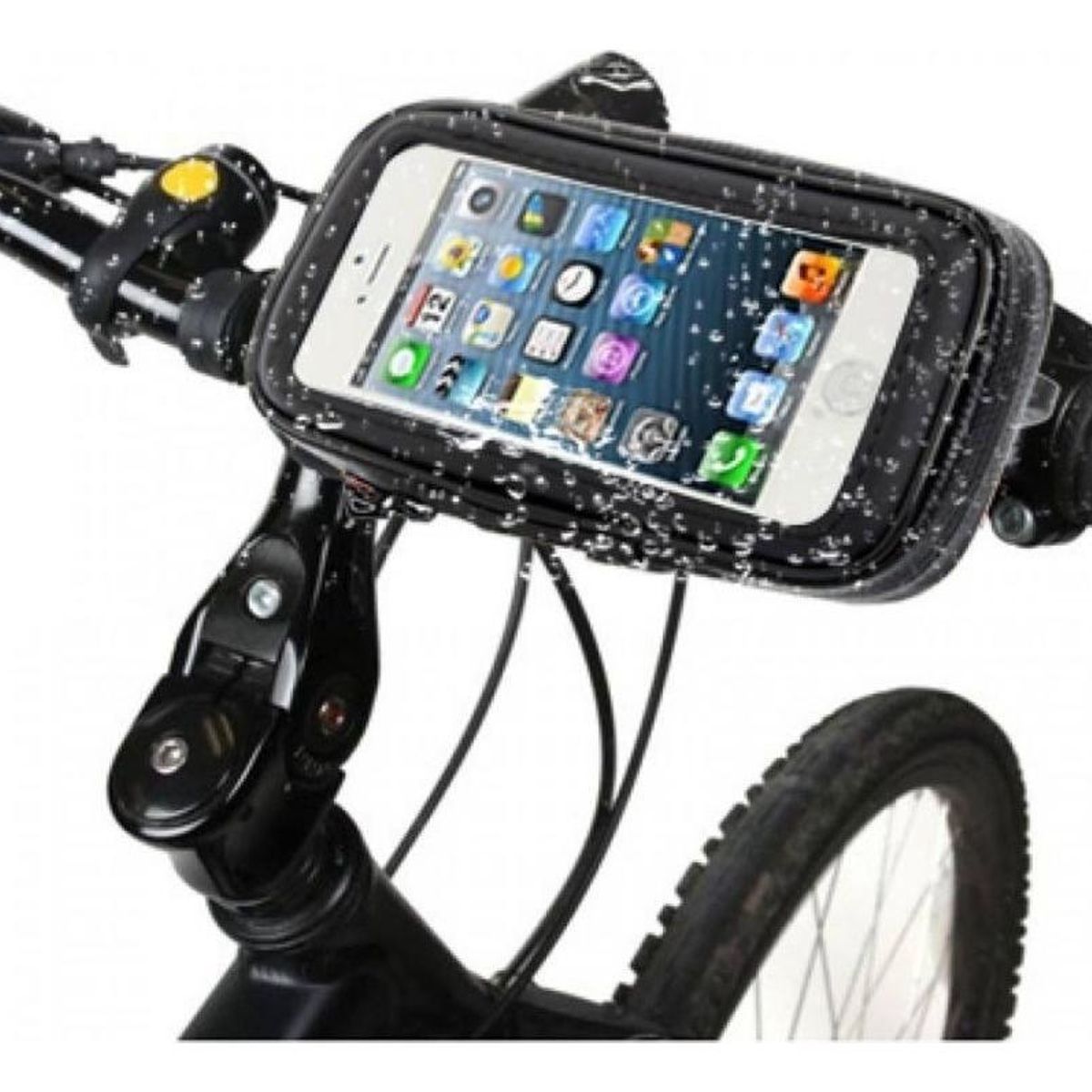 GENERICO - Soporte Porta Celular para Manillar de Bicicleta y Moto