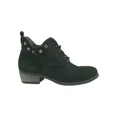 HERIEL - Zapato Negro Gamuza Tachas