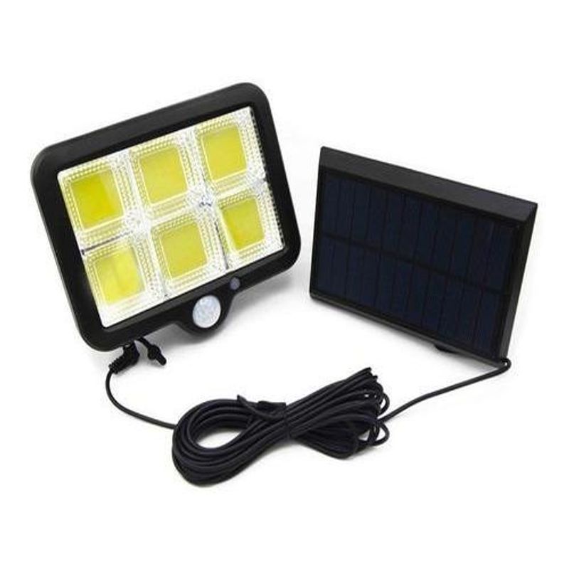 GENERICO - Foco Solar LED con Sensor de Movimiento 150 Leds Color Blanco