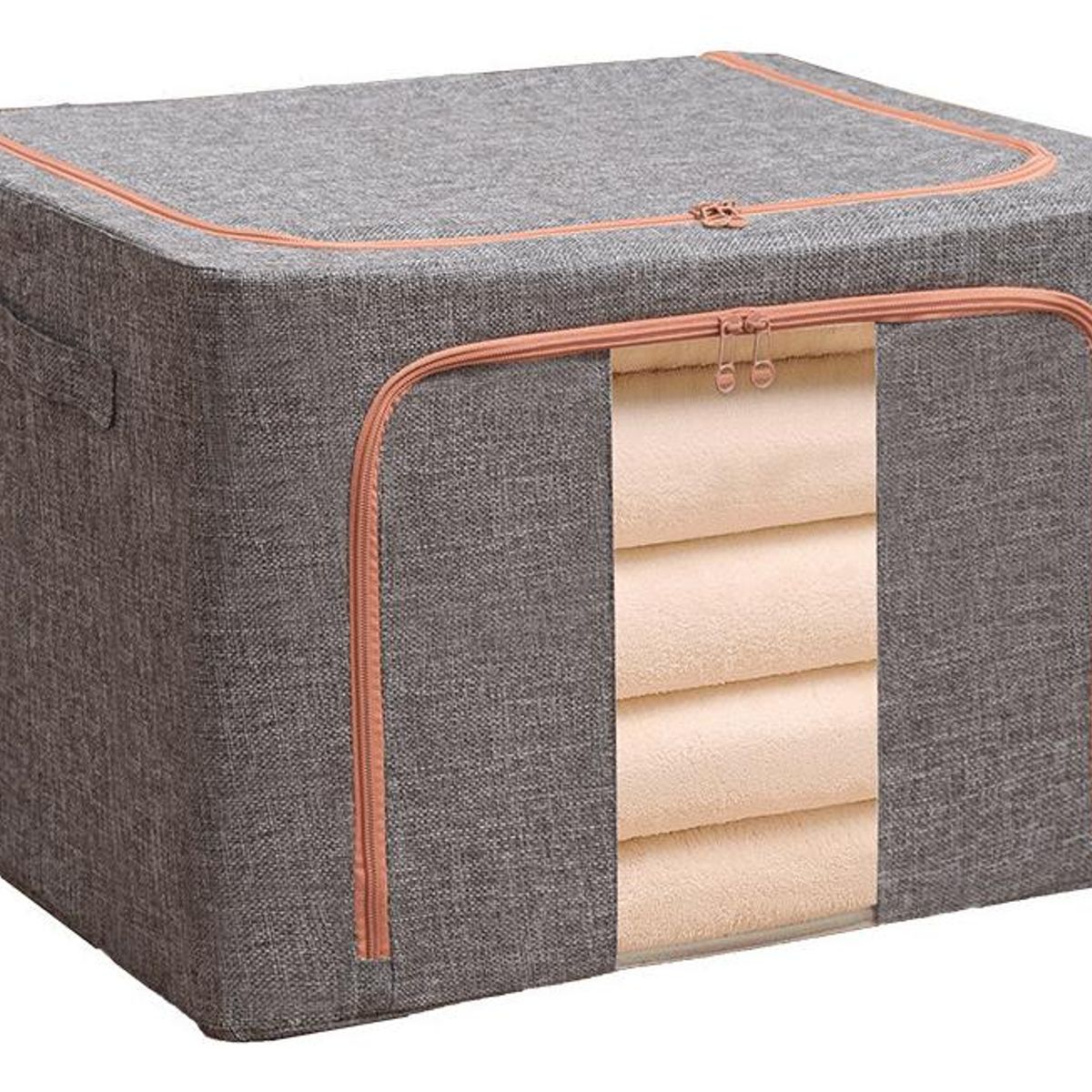 GENERICO - Bolsa de Almacenamiento Plegable con Ventana Transparente 60x40x36cm