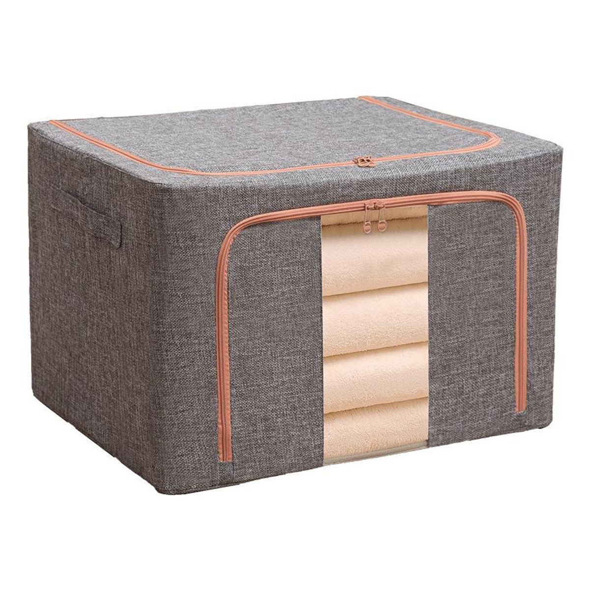 GENERICO - Bolsa de Almacenamiento Plegable con Ventana Transparente 60x40x36cm