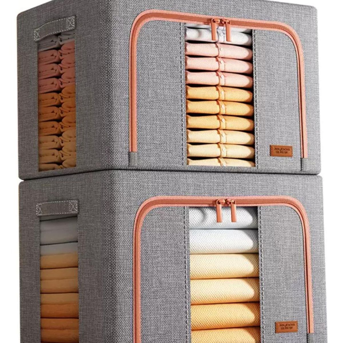 GENERICO - Bolsa de Almacenamiento Plegable con Ventana Transparente 60x40x36cm