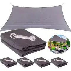 GENERICO - Toldo Vela Rectangular Impermeable de 2x5 Metros