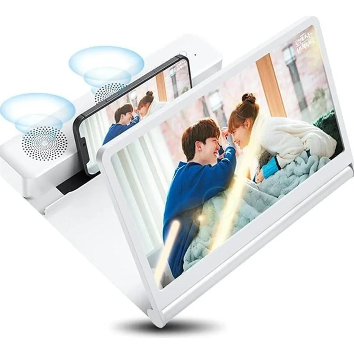 GENERICO - Amplificador de Pantalla HD 12&apos&apos con Altavoz Bluetooth