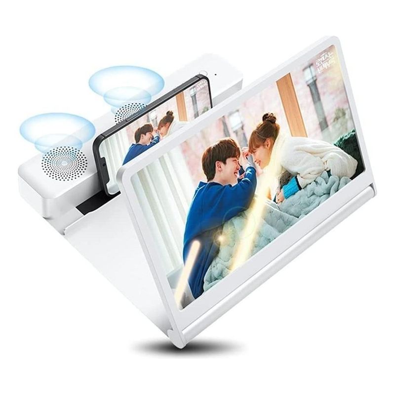 GENERICO - Amplificador de Pantalla HD 12&apos&apos con Altavoz Bluetooth