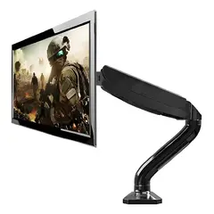 GENERICO - Soporte Brazo Articulado para Monitor y TV Giratorio e Inclinable.