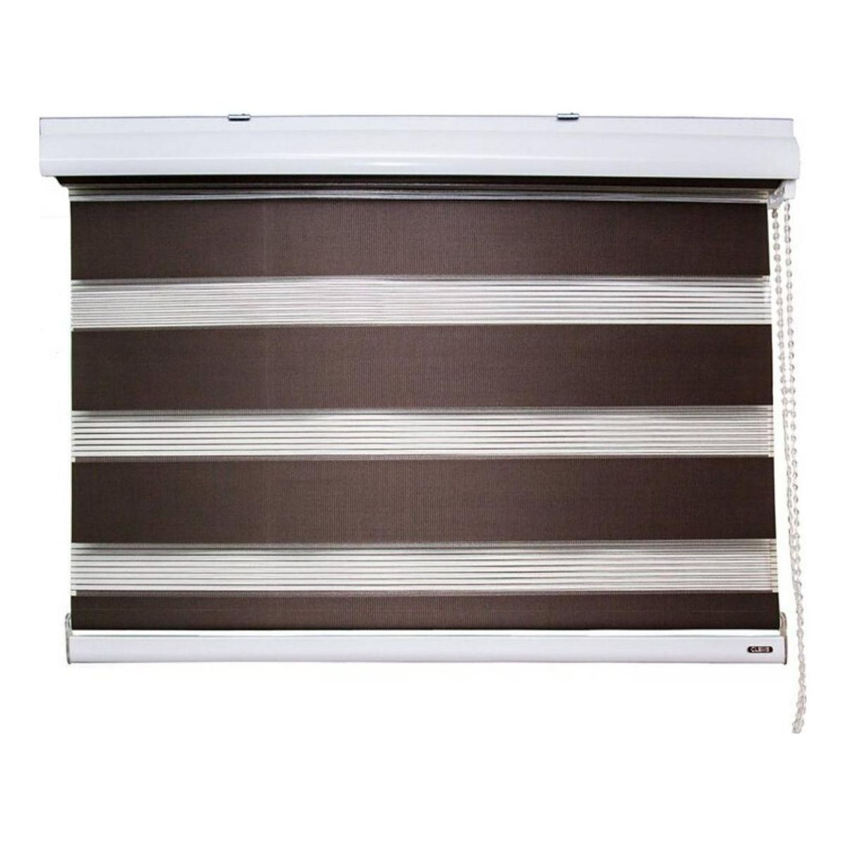 GENERICO - Cortina Roller Duo Zebra Día y Noche 80x240 cm Poliéster