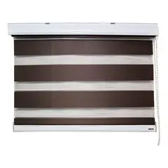 GENERICO - Cortina Roller Duo Zebra Día y Noche 80x240 cm Poliéster