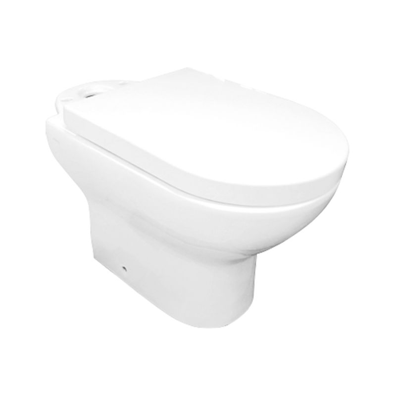 STRETTO - Taza WC Acros Plus con Fijaciones y Manguito 110 a Muro
