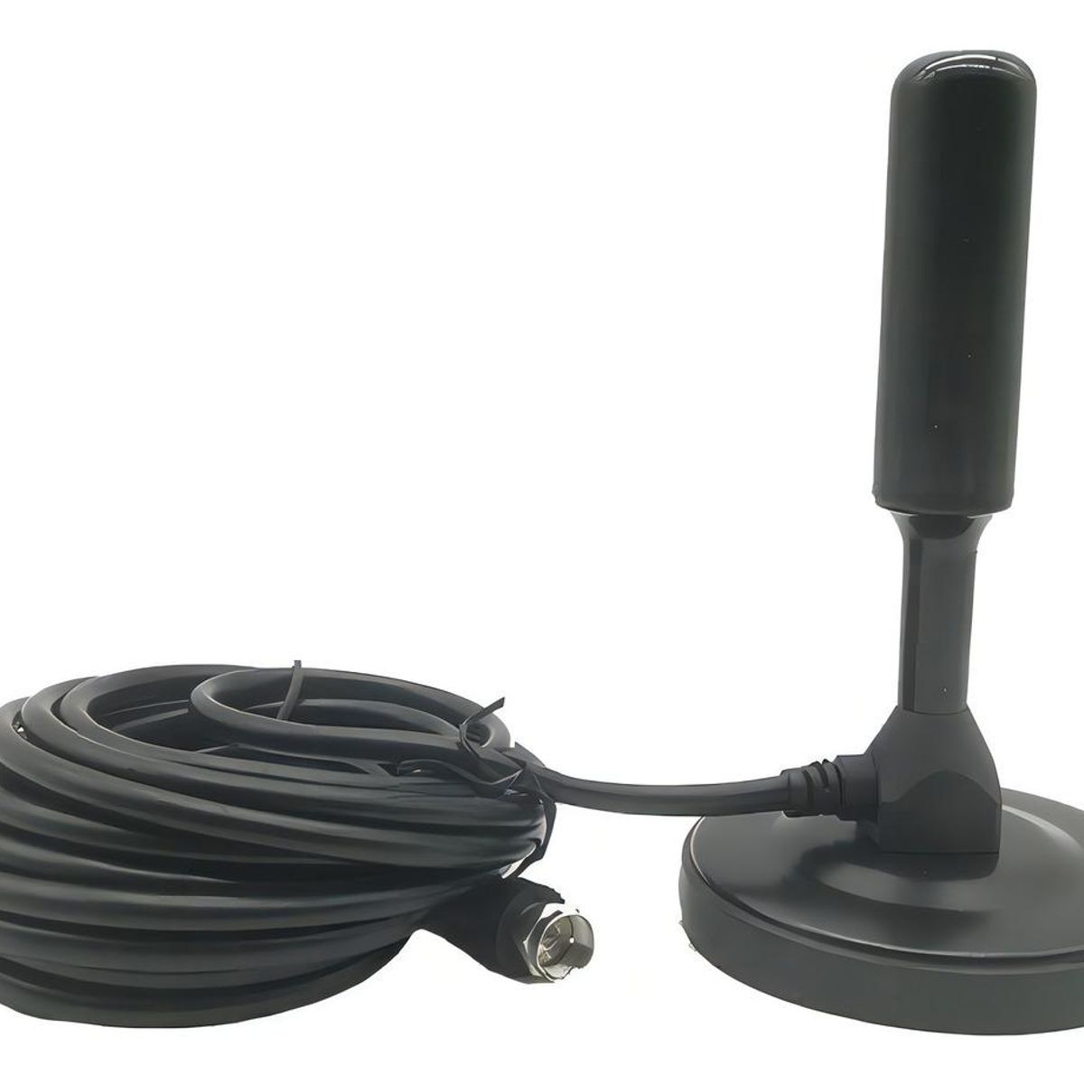 GENERICO - Antena Digital HD Interior 360° Coaxial para TV
