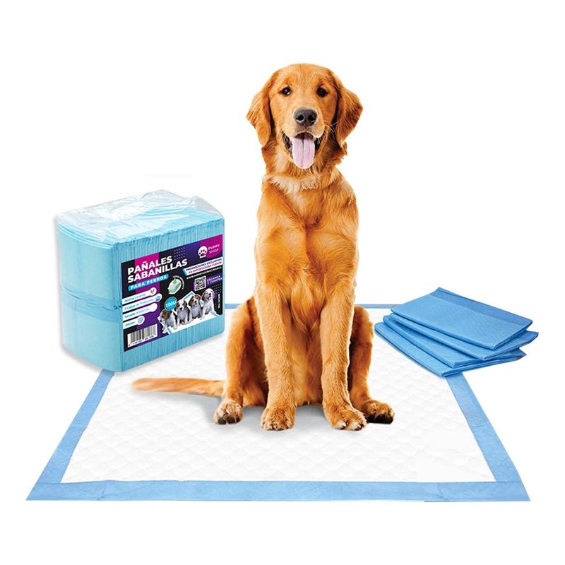 GENERICO - Pañales Sabanillas Desechables para Mascotas 60x90 cm - 40 Unidades