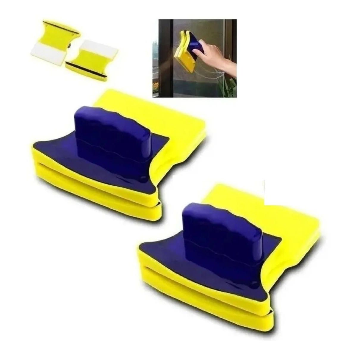 GENERICO - Limpiador Magnético de Vidrios para Limpieza Eficaz.