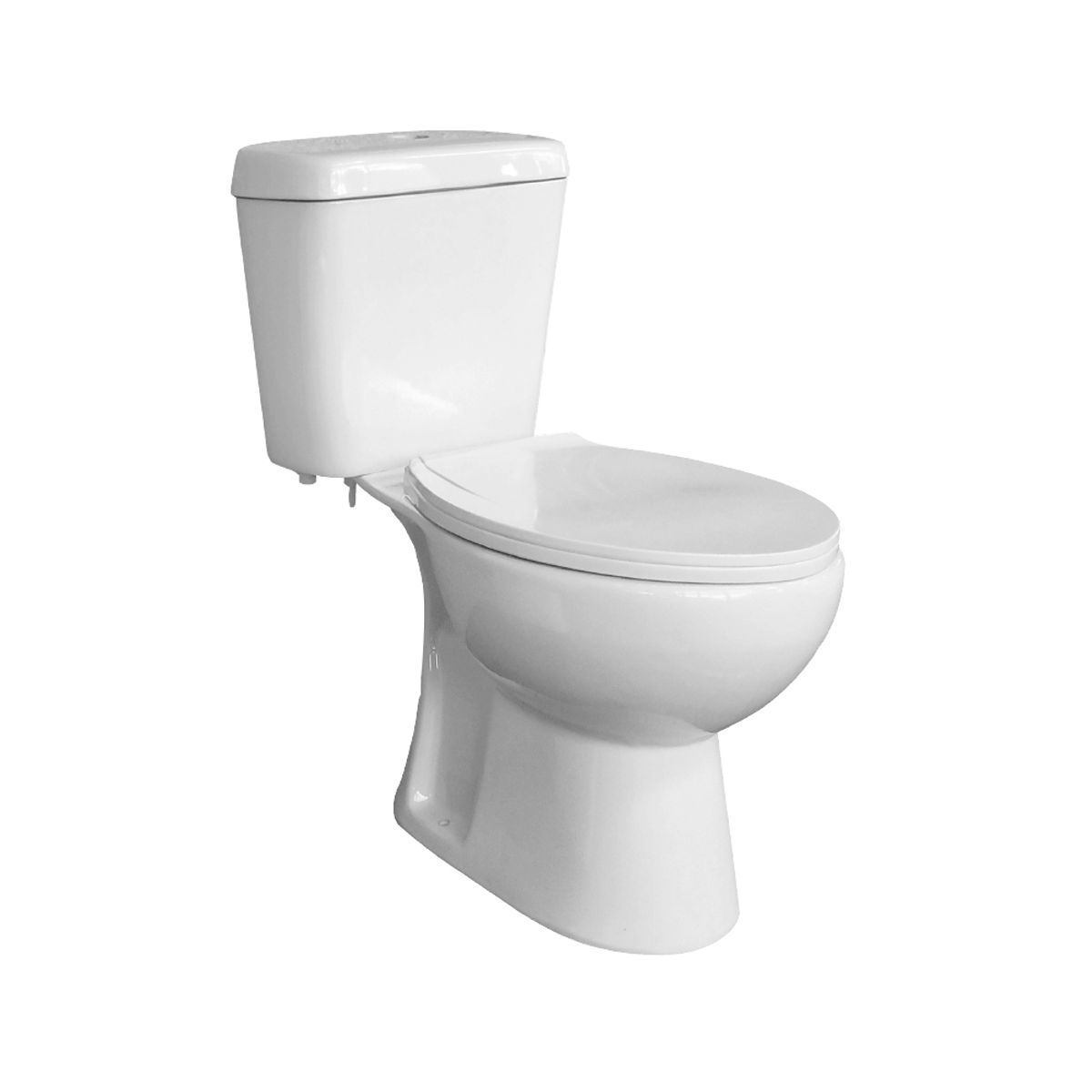 PMB - Taza WC Aura Salida Vertical con fijaciones y Manguito a piso