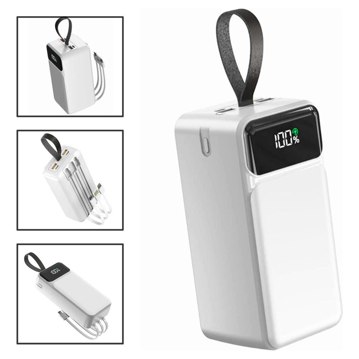 GENERICO - Powerbank Multipuertos Aspor A319 50000mAh con LCD
