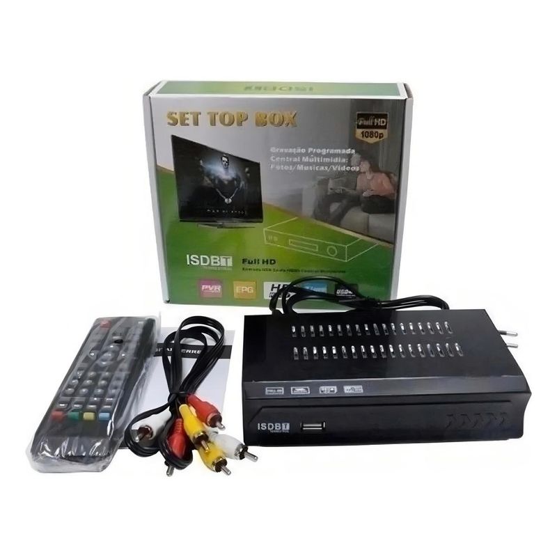GENERICO - Sintonizador Digital HD para Televisores con HDMI y RCA