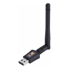 GENERICO - Adaptador Wifi USB Doble Banda 600Mbps con Antena