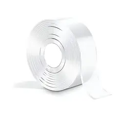 GENERICO - Cinta Doble Cara Transparente 5 Metros Ivy Grip Tape Blanca