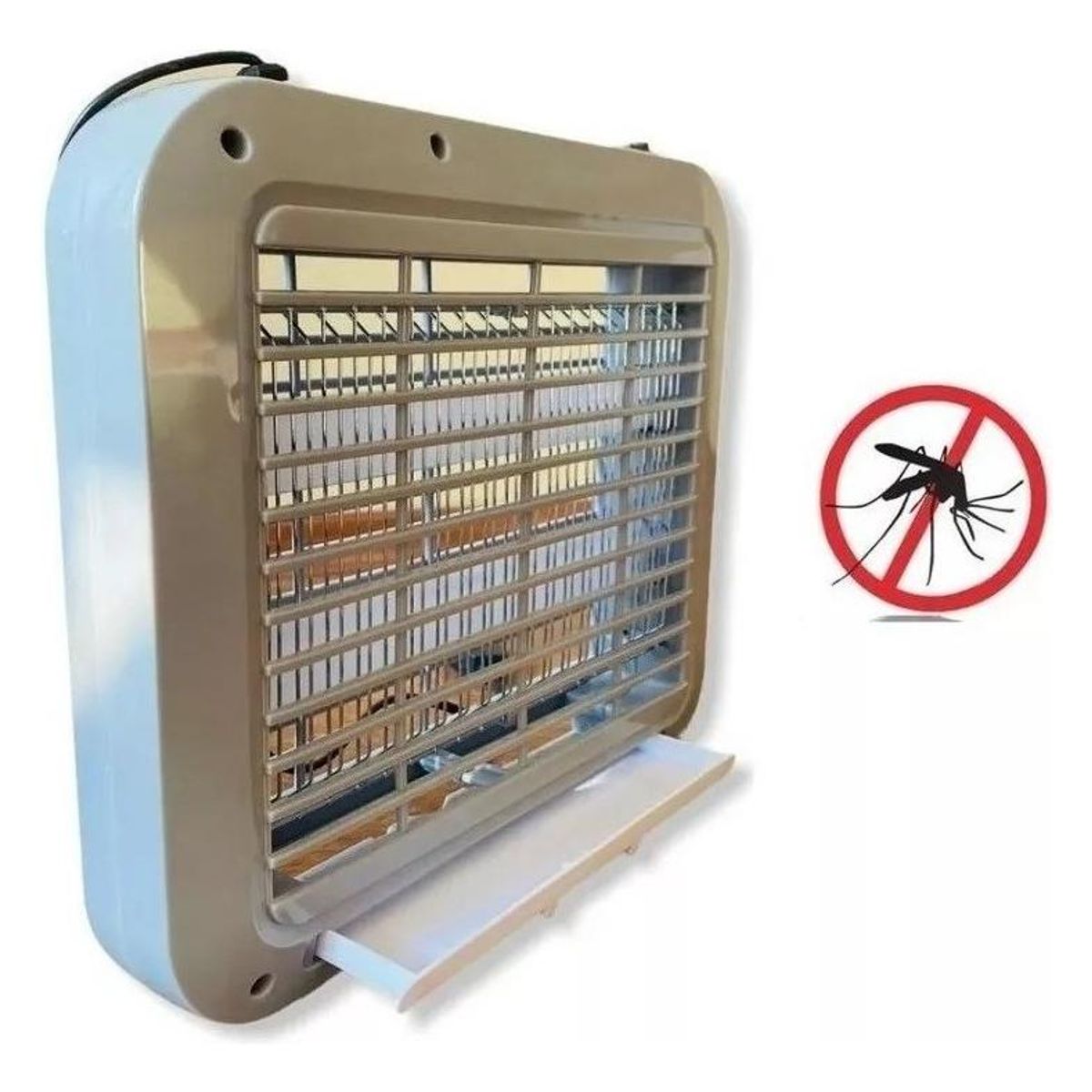 GENERICO - Lámpara Mata Insectos UV de 8W para Hogar y Oficina