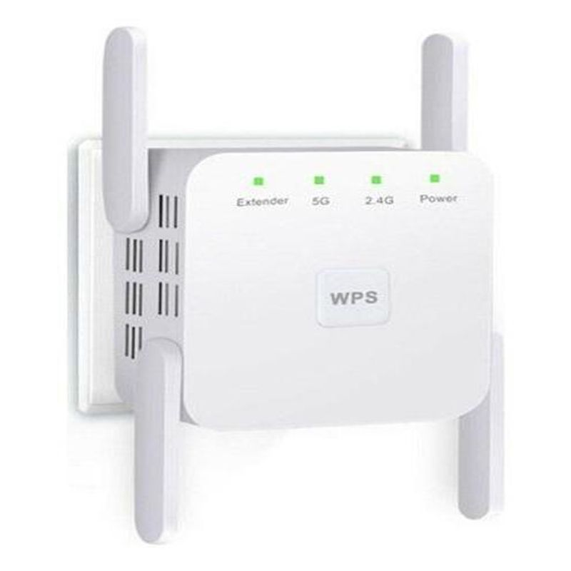 GENERICO - Repetidor WiFi 5G24G para Extensión de Señal 1200 m
