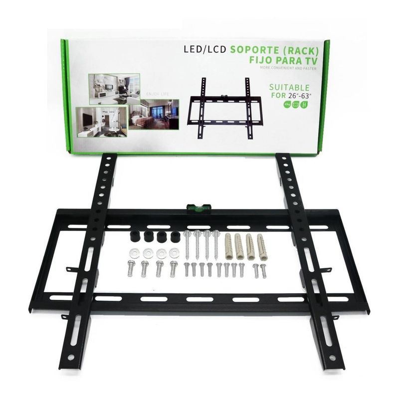 GENERICO - Soporte de Pared Zhongjia 470F para TVMonitor de 26" a 63" Negro.