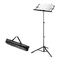 GENERICO - Atril de Música Ajustable Plegable con Funda de Protección