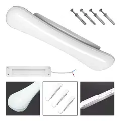 GENERICO - Pack de 3 Focos Led de 18W para Techo Luz Fría 40cm