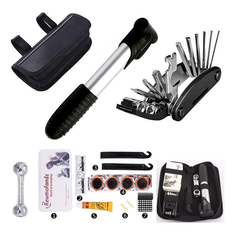 GENERICO - Kit de Herramientas para Mantenimiento de Bicicletas