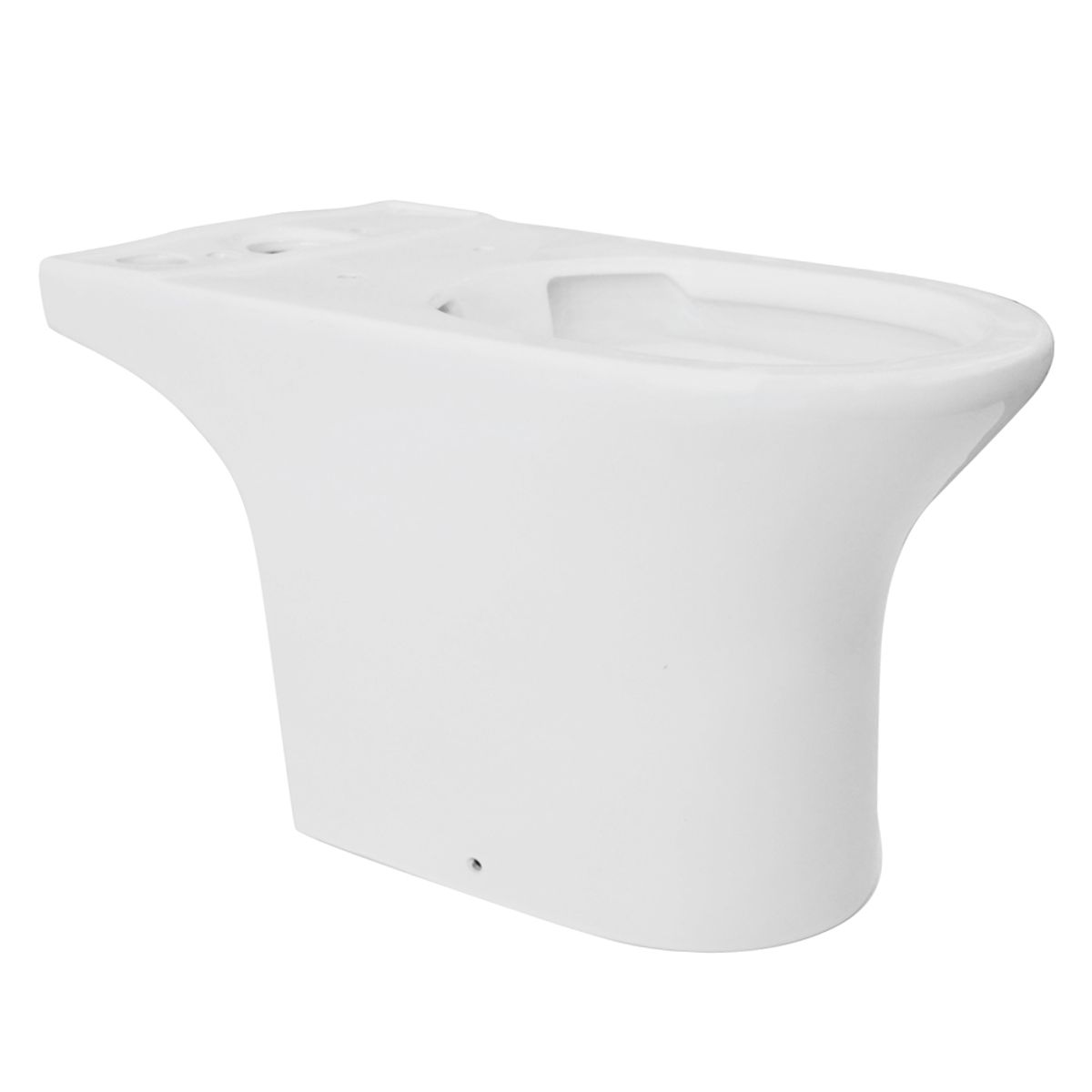 STRETTO - Taza WC New Atos Dual con Fijaciones y Manguito 110 a Muro