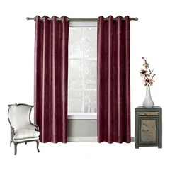 GENERICO - Paño Cortina Doble Relieve Blackout Engomado 140x240 cm