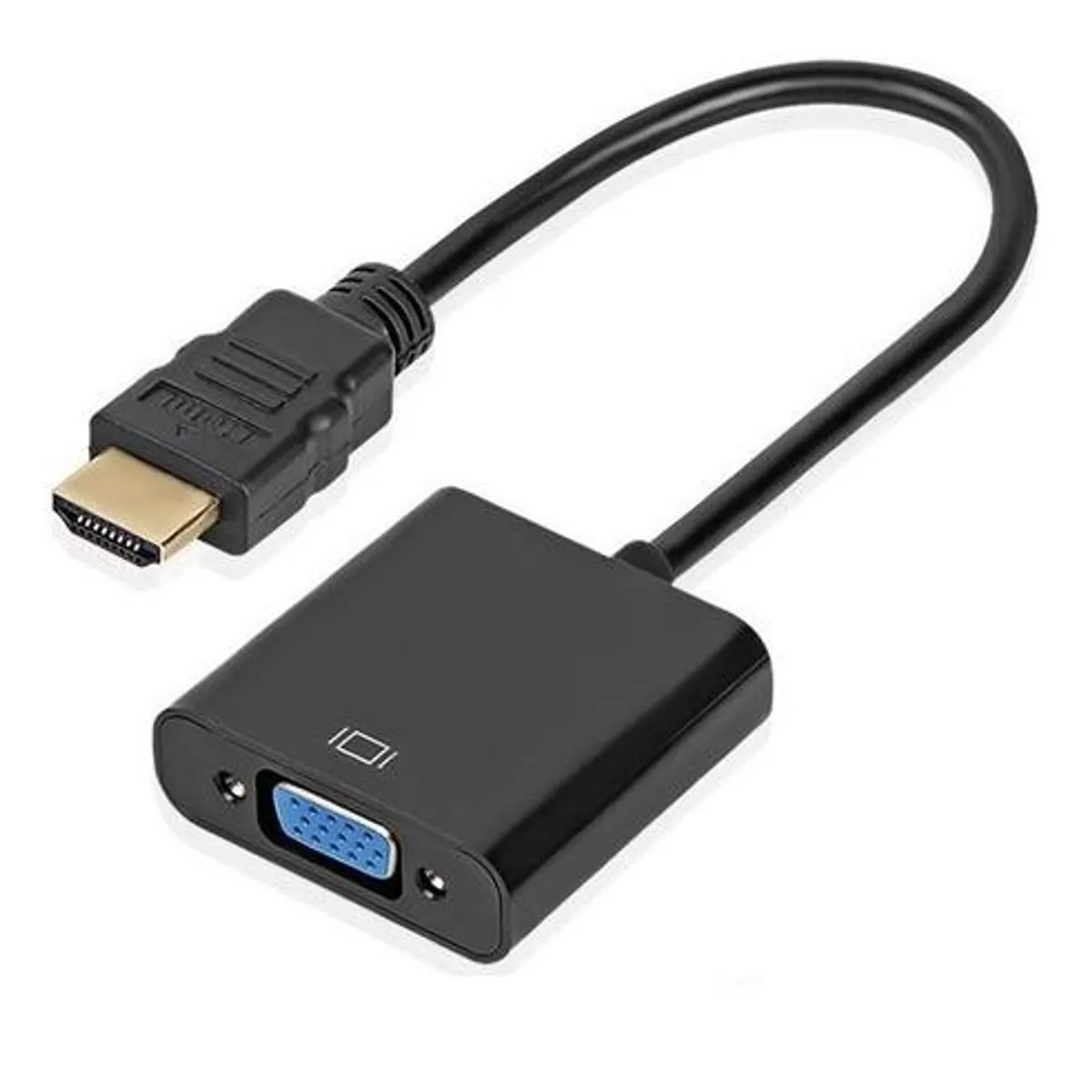 GENERICO - Adaptador HDMI Macho a VGA Hembra Unidireccional