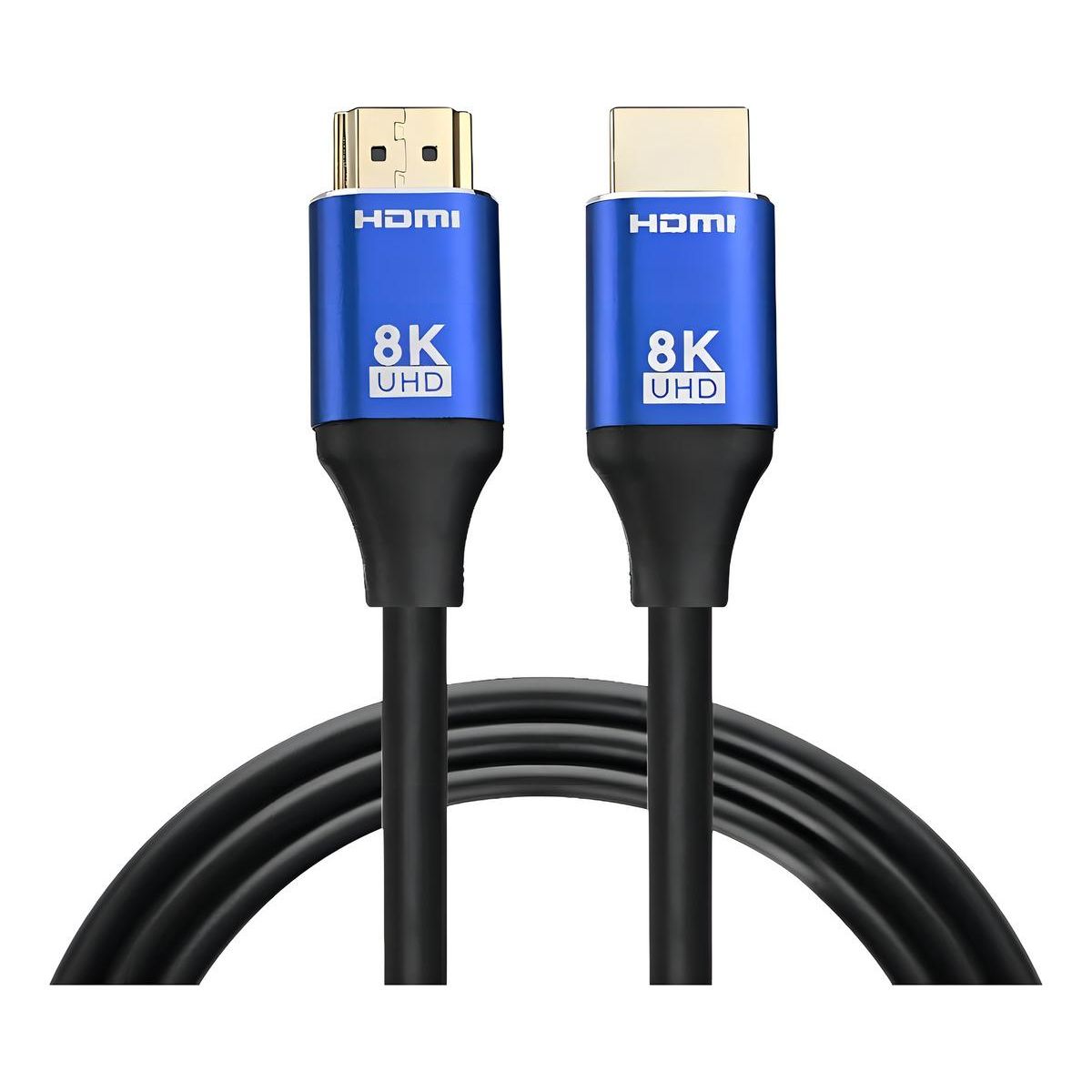 GENERICO - Cable HDMI 8K 21 JKR 2M Ultra HD 48Gbps