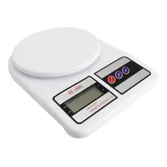 GENERICO - Balanza de cocina digital blanca SF-400 con función TARA