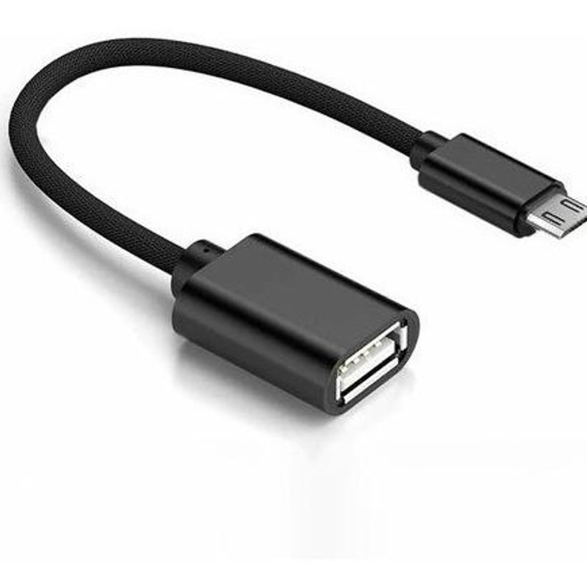 GENERICO - Adaptador OTG Micro USB para Pendrive Mouse y Teclado