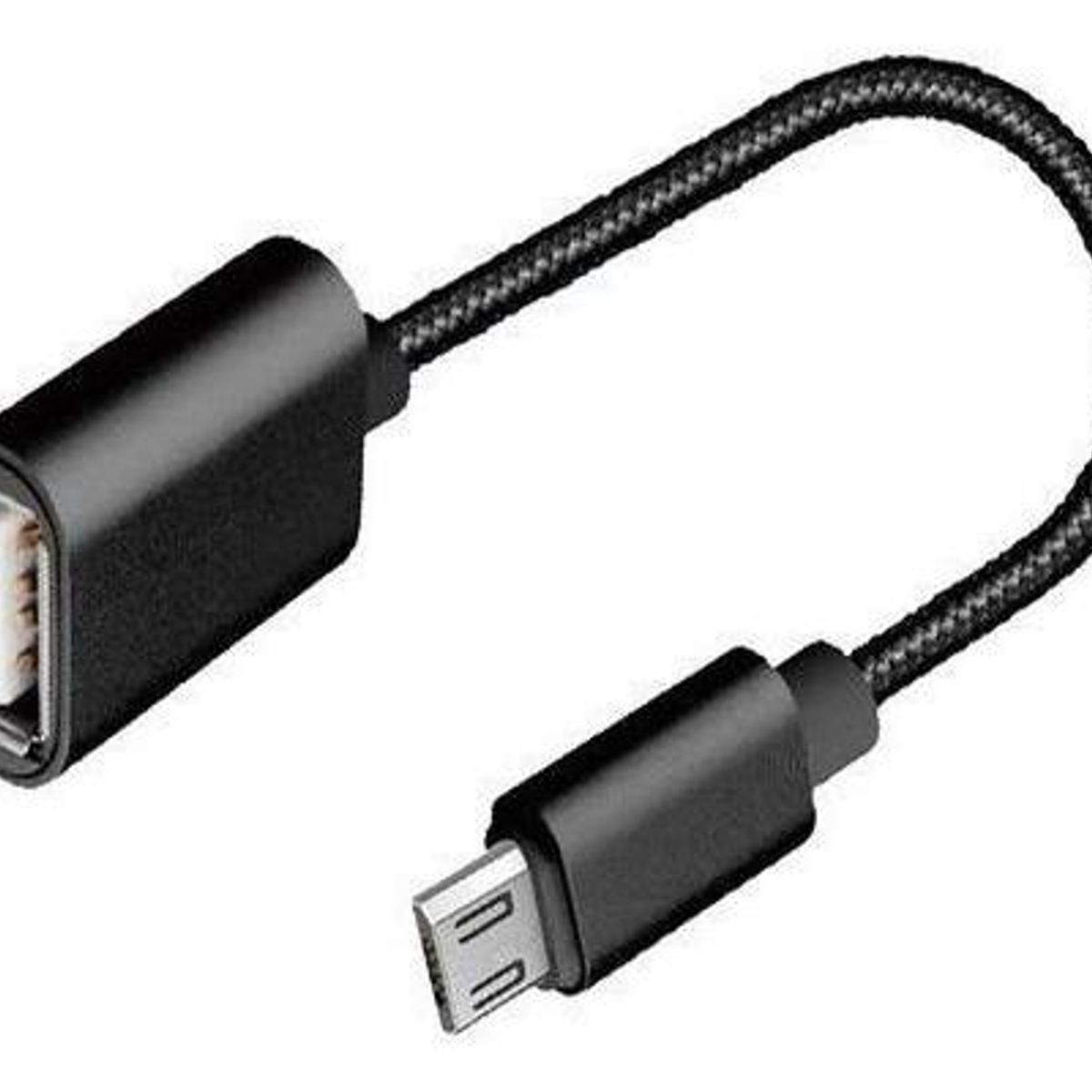 GENERICO - Adaptador OTG Micro USB para Pendrive Mouse y Teclado