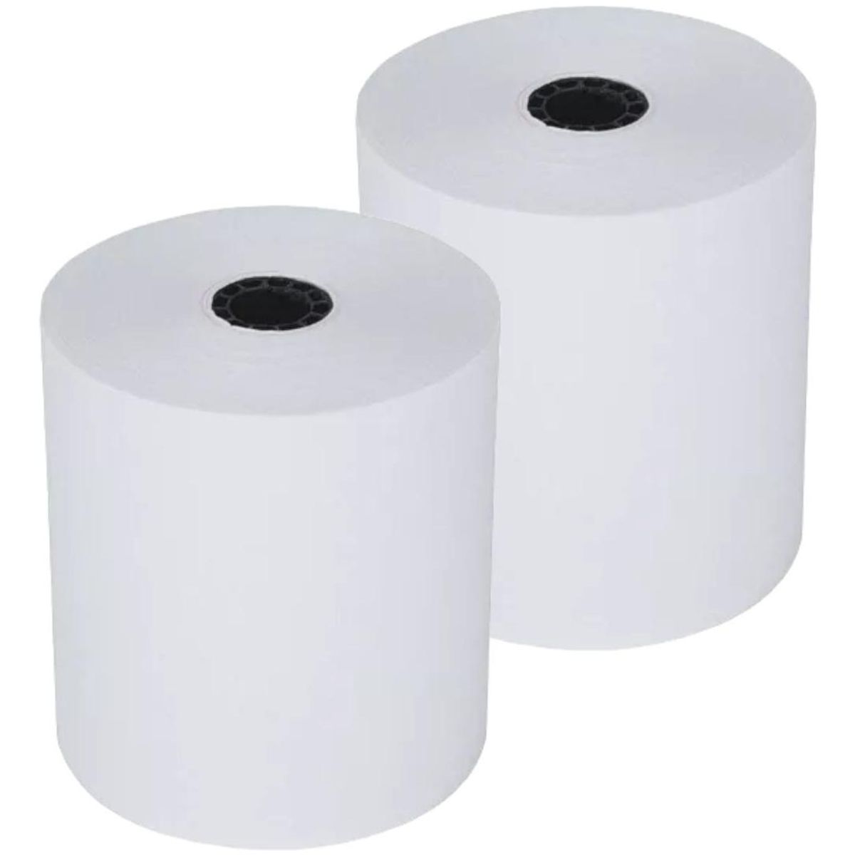 GENERICO - Pack de 2 Rollos de Papel Térmico 80x80 mm 48 gr