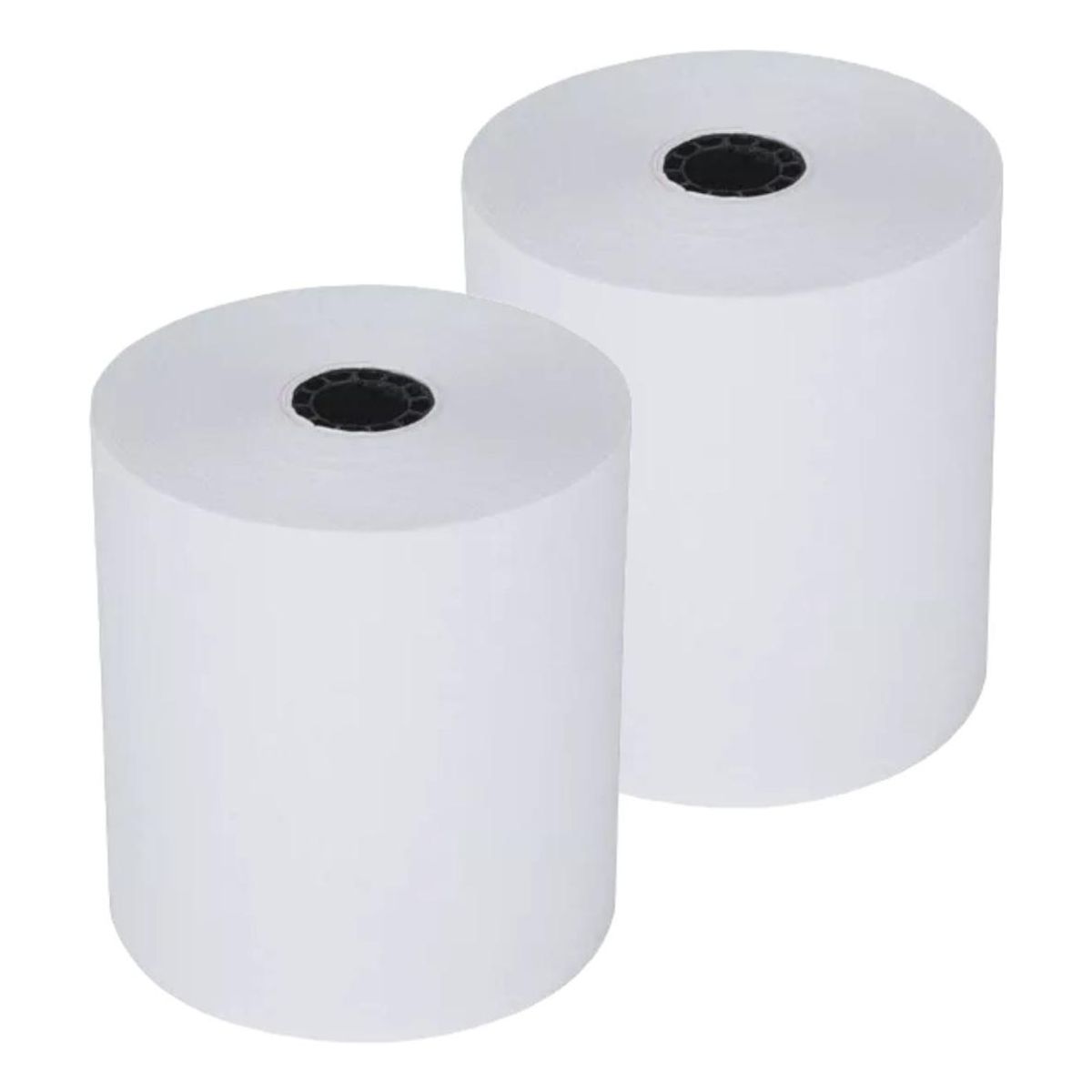 GENERICO - Pack de 2 Rollos de Papel Térmico 80x80 mm 48 gr