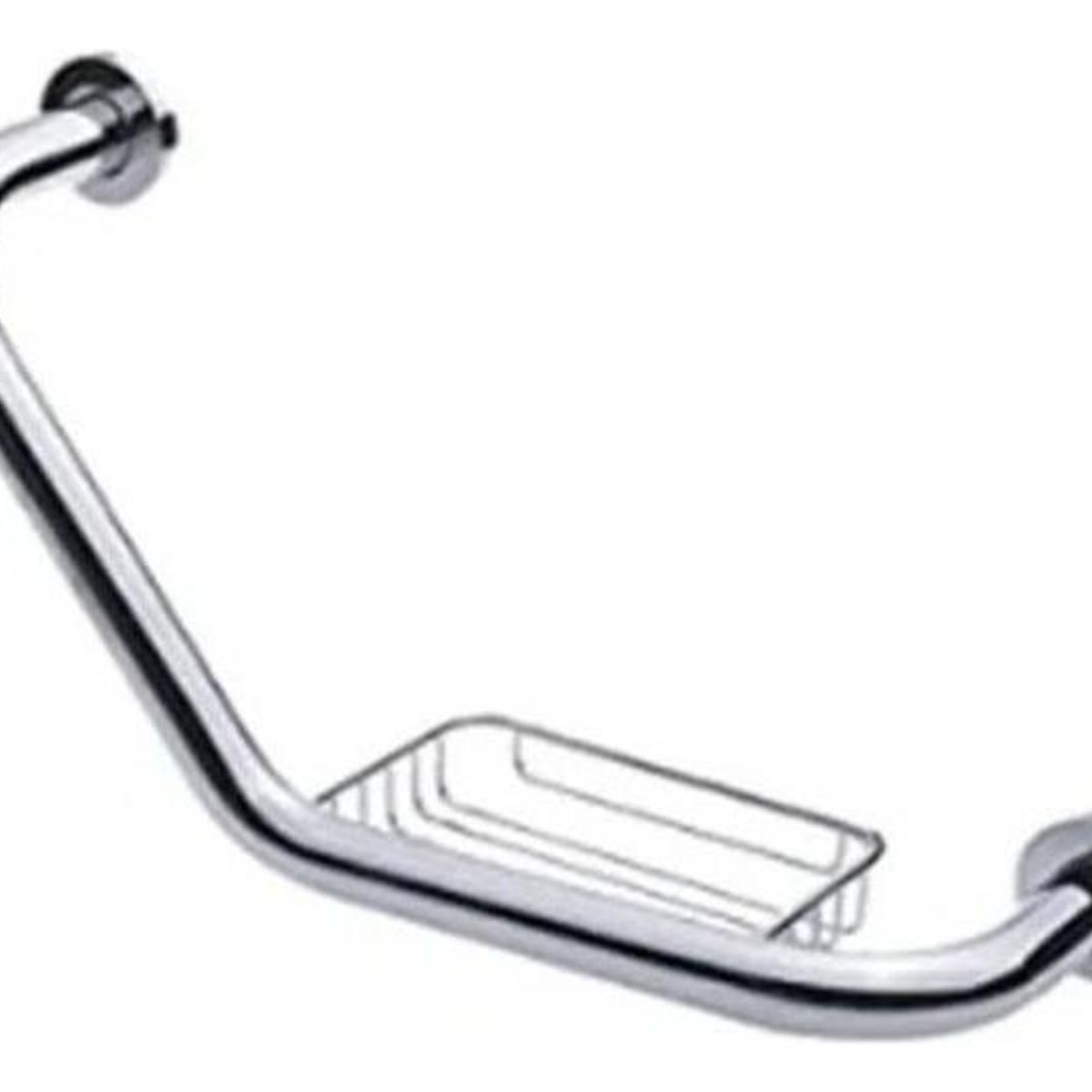 GENERICO - Agarradera Curva de Acero Inoxidable 135° para Baño